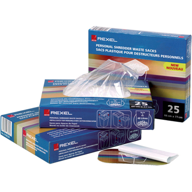 REXEL Abfallsack PP 40lt 40060 transparent 100 Stück