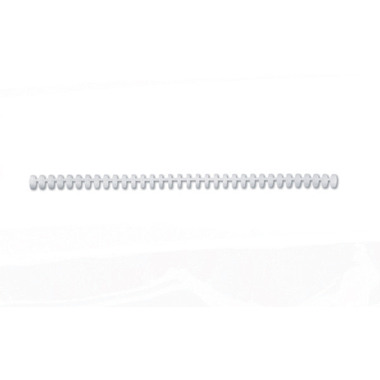 GBC Binderücken 8mm A4 388002E weiss, 34 Ringe 50 Stück