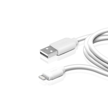 Data cable USB 2.0 to Apple Lightning connector for iPhone 5S/5/iPad Mini/iPod Touch 5/iPod Nano 7 - 1 m
