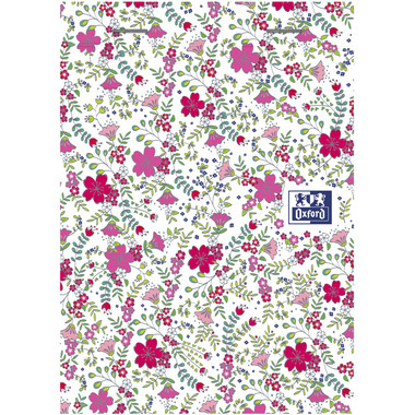OXFORD Notizblock ForMe Floral A6 400094827 liniert 6mm, 90g 80 Blatt