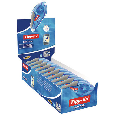 TIPP-EX Soft Grip 4,2mmx10m 895933 Rouleaux de correction 10 pcs.