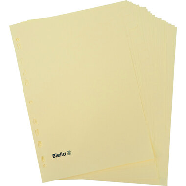 BIELLA Répertoires carton A4 19542400U jaune 24 pcs.