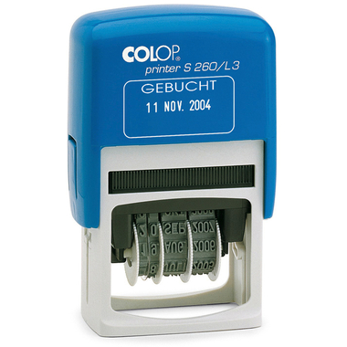 COLOP Dateur Gebucht D S260L3/D 24x45mm