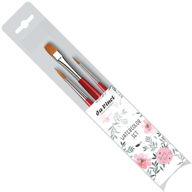DA VINCI Künstlerpinsel-Set Watercolor VA-5389_0 Grösse ass., Synthetik 3 Stk.