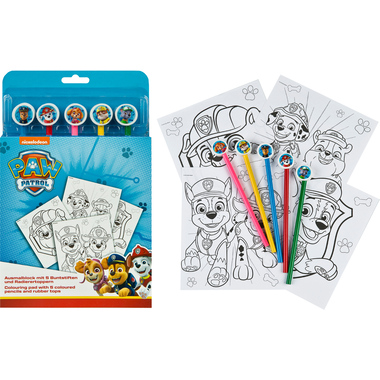 UNDERCOVER Blocco da colorare con 5 mati PPUT1300 Paw Patrol