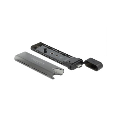 Delock Externes Gehäuse USB-C, NVME&SATA M.2, bootfähig, 10Gbps M.2