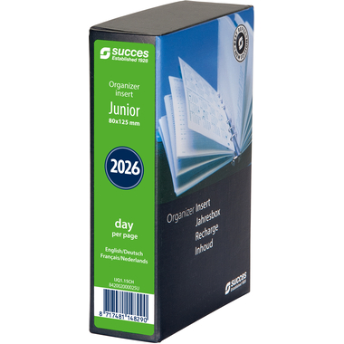 SUCCES Agenda Junior 2026 842002000026U 1T/1S Ersatz kompl. 8x12.5cm
