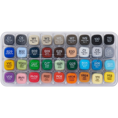 COPIC Marker Classic 20075158 Basis-Set, 36 Stück