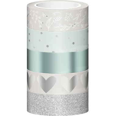 STEWO Washi Tape Eldana 2582510097 assortis 5 pièces