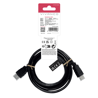 Cavo HDMI 1,3m 1080p Nero | Vivanco