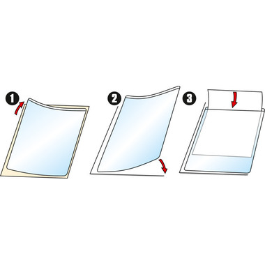 3L Pochette A6 10080 PP autocollante 5 pcs.