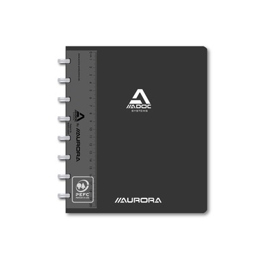 ADOC Classificatore ad annelli A5 4845.607 quadrettato 72 fogli