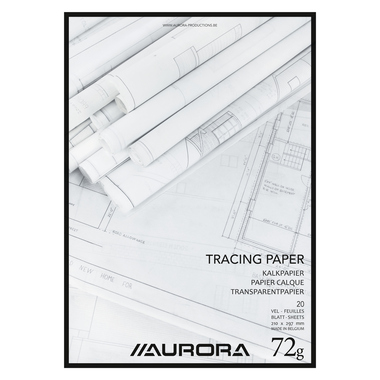 AURORA Papier transparent A4 CA20 75g 20 feuilles