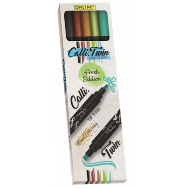 ONLINE Calli Brush Twin 3mm 18605 fresh edition, ass. 5 Stück