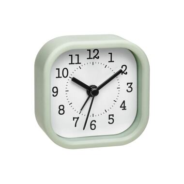 TFA Dostmann Réveil classique Vert pastel