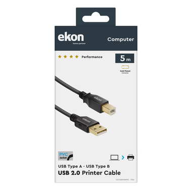 USB-Druckerkabel Typ A-B Stecker | Ekon
