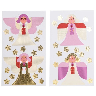 RICO DESIGN Adesivi angelo 99001.84.34 68 pezzi