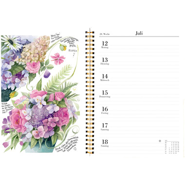 NEUTRAL Bastin Naturagenda 2027 9783784358253 1W/1S IT 16x23cm