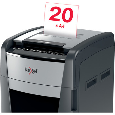 REXEL Aktenvernichter Optimum AF+ 2020750XCH 750X, P-4, 140lt