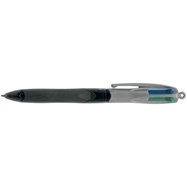 BIC Penna a sfera 4 Colours 0.4mm 8922931 con clip, GRIP PRO