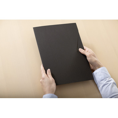 ELCO Dossier offre Prestige A4 29450.11 noir, 270gm2 10 pcs.