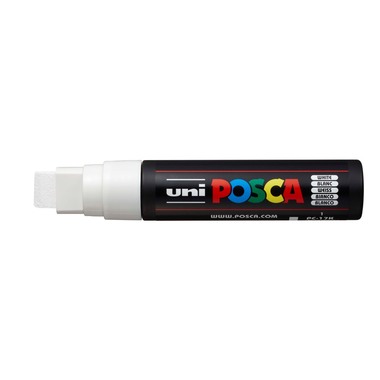POSCA Marker 15mm PC-17K WHITE bianco