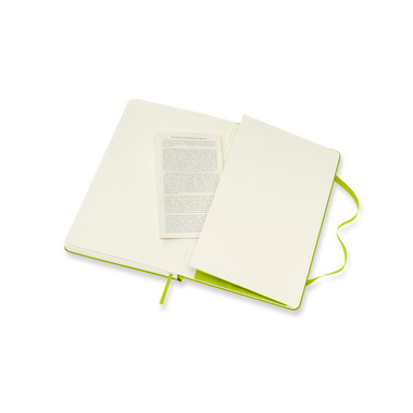 MOLESKINE Notizbuch HC L/A5 850888 blanko,limetten grün,208 S.