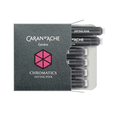 CARAN D'ACHE Cartouche d'encre 8021.080 Divine Pink 6 pcs.