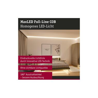 Paulmann LED-Stripe MaxLED 500 Basis Set COB, 2700 K, 3 m, Silber