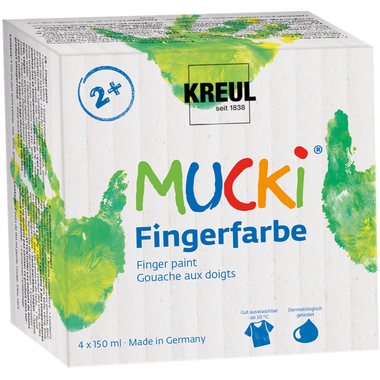 KREUL Fingerfarben 150ml 2314 4 Farben