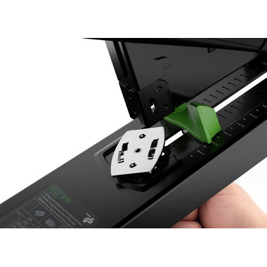 NOVUS Graffatrice B50 re+new B50 023-0065 nero/verde, 140 fogli