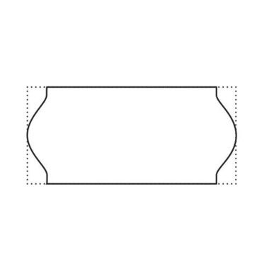 SATO Etiketten 26x12mm 700300032 orange, permanent 1500 Stück