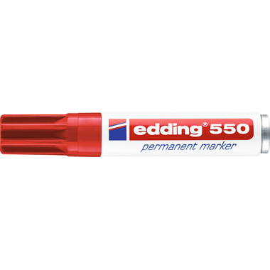 EDDING Permanent Marker 550 3-4mm 550-2 rot