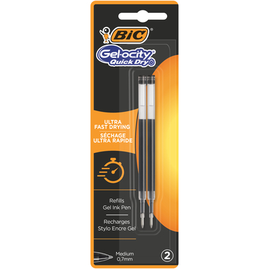 BIC Gel-ocity Quick Dry 0.7mm 967263 nero, refill
