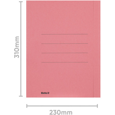 BIELLA Cartelline per archivio A4 25040145U rosso 240g/m2 50 pezzi