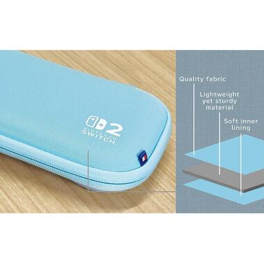 Hori Nintendo Switch 2 Tough Pouch – Light Blue