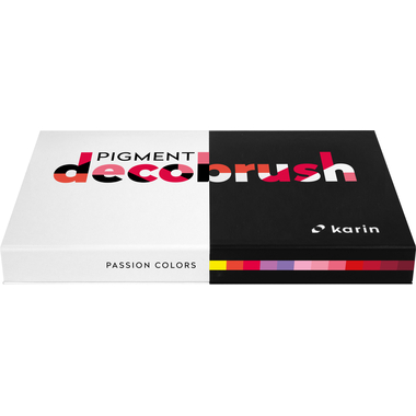 KARIN Pigment Deco Brush 29C6 Passion Colors Set 12 Farben