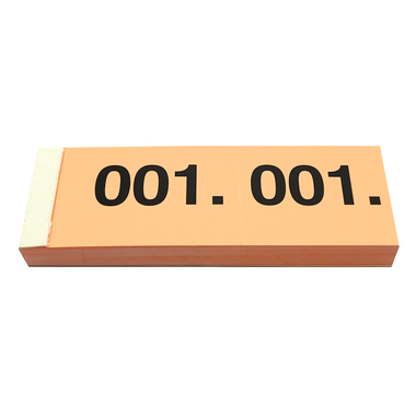 SIMPLEX Garderobenblock 1-100 13073 orange 100 Blatt