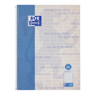 OXFORD Collegeblock Recycling A4 400159370 ligné, 90g 80 flls.