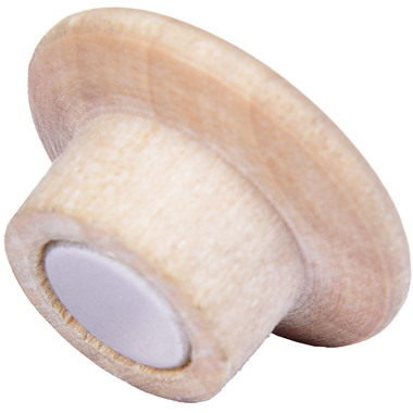 LEGAMASTER Magnet WOODEN 25mm 7-181725 Holz 5 Stück