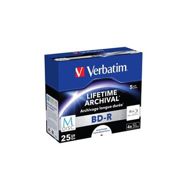 Verbatim BD-R M-Disc 25 GB, boîte à bijoux (5 Pièce/s)