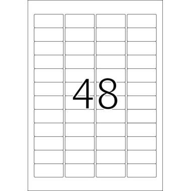 HERMA Étiquettes SPECIAL 45.7x21.2mm 4221 argent,ex.perm. 1200pcs./25fl.