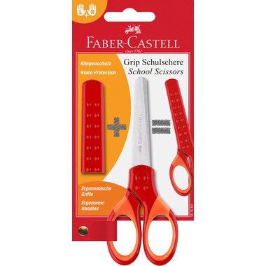 FABER-CASTELL Grip Ciseaux éducatifs 181550 rouge