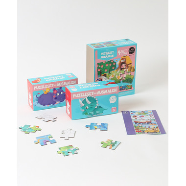 I AM CREATIVE Puzzleset 4087.552 zum Ausmalen ab 3 Jahre
