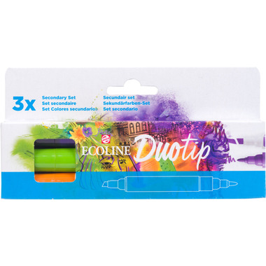 TALENS Ecoline Duotip Set 11609901 3 Sekundärfarben