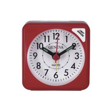 Technoline Réveil classique Modèle S Rouge