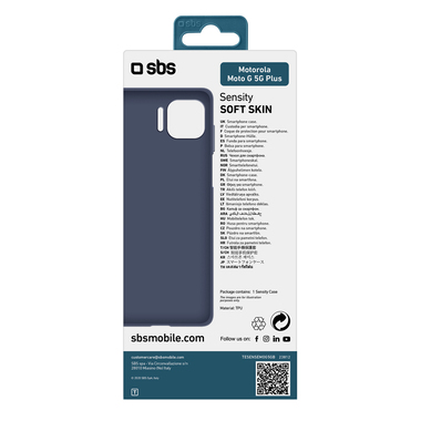 Cover morbida e colorata per Motorola Moto G 5G Plus