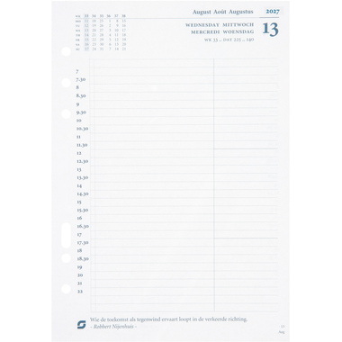 SUCCES Agenda A5 2027 847209000027U 1G/1P cal.sostit. 14.8x21cm