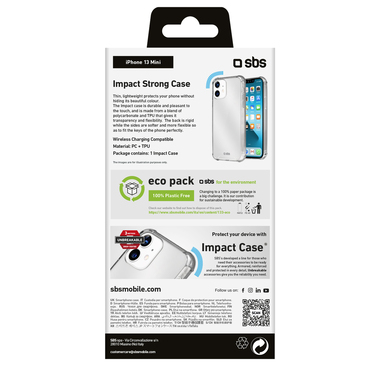 Coque rigide à coins renforcés pour iPhone 13 Mini