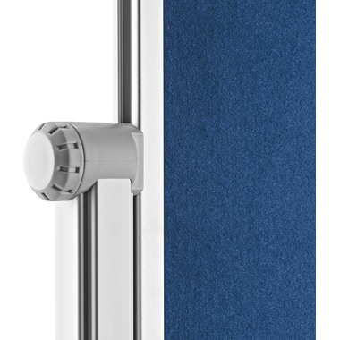 MAGNETOPLAN Design-Moderatorentafel Filz 1151303 blau, klappbar 1200x1500mm